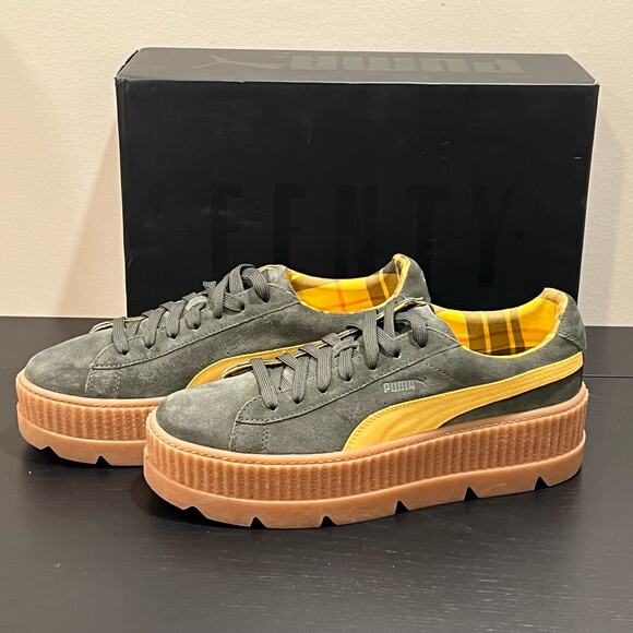 Puma Other - PUMA X FENTY by RIHANNA Cleated Creeper Suede Platform Sneakers